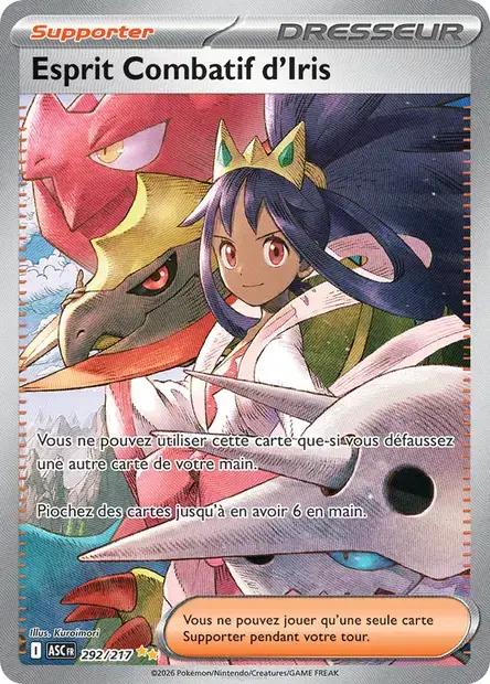Carte Esprit Combatif d'Iris 292/217