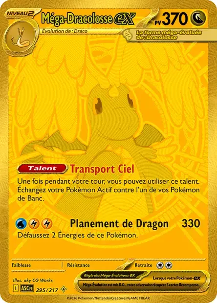 Carte Méga-Dracolosse ex 295/217