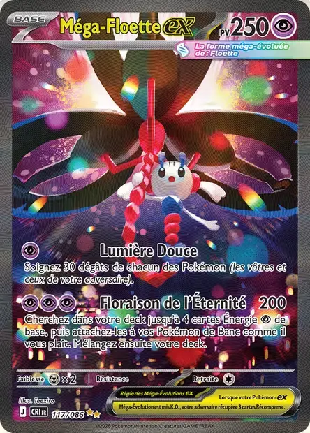 Carte Méga-Floette ex 117/086