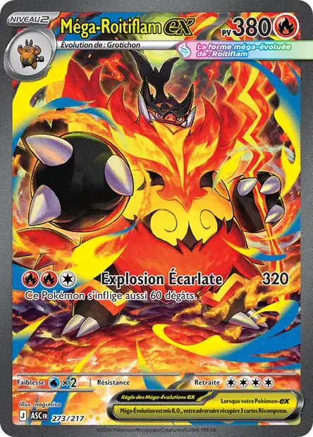Carte Méga-Roitiflam ex 273/217