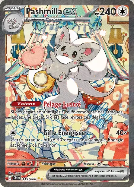 Carte Pashmilla ex 119/086